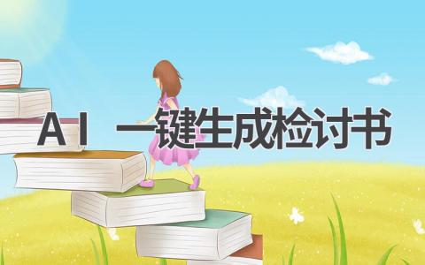 AI一键生成检讨书:学生党福音,再也不用为写检讨书发愁