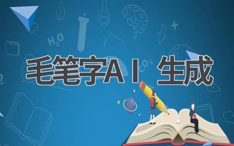 AI毛笔字生成器:让你的字迹更具艺术感